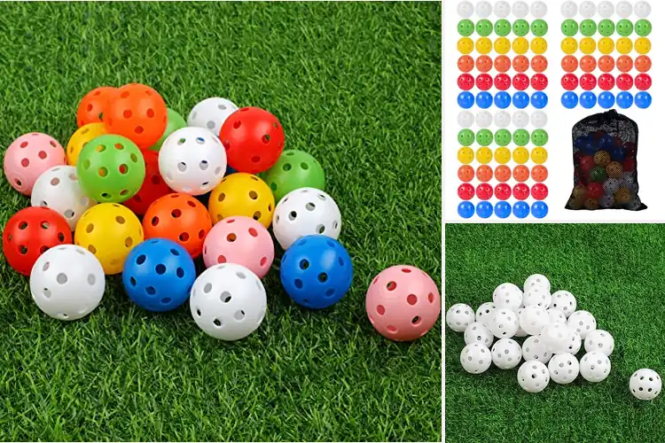 Detailed view of Best Plastic Practice Balls