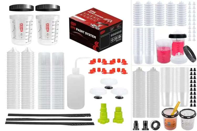 Detailed view of Best Primer Spray Cups