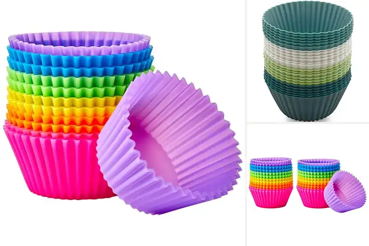 Detailed view of Best Reusable Silicone Cupcake Molds