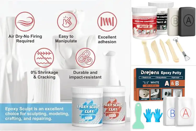 Detailed view of Best Sculpting Modeling Compounds
