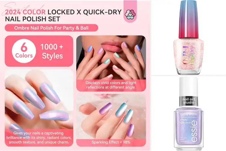 Detailed view of Best Shimmer Nail Polishes