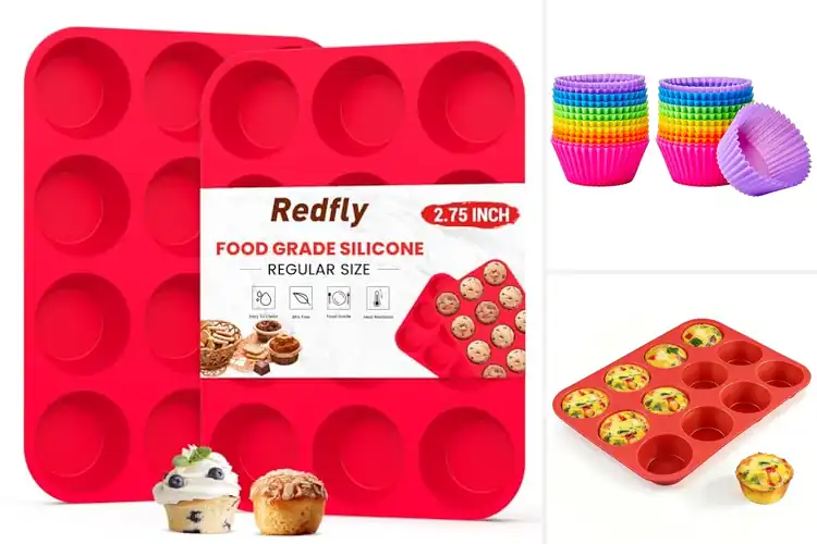Detailed view of Best Silicone Cupcake Molds: Bake with Ease & Fun