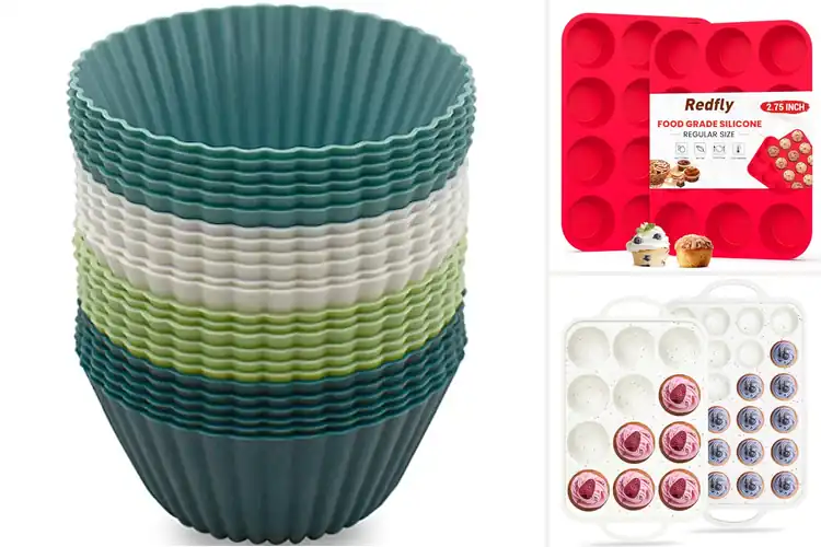 Detailed view of Best Silicone Cupcake Sets: Bake Smarter, Cleaner, & Easier
