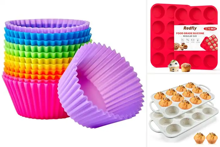 Detailed view of Best Silicone Cupcakes: Reusable, Non-Stick & Oven-Safe