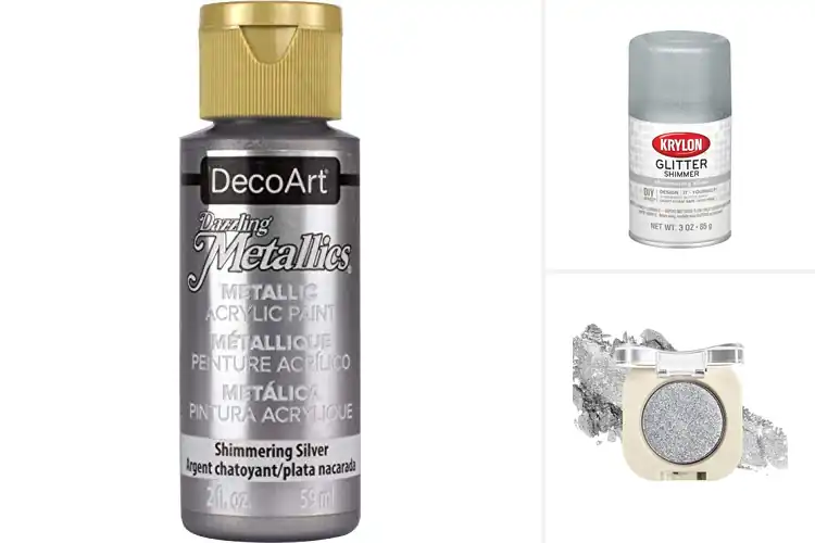 Detailed view of Best Silver Shimmer Finishes