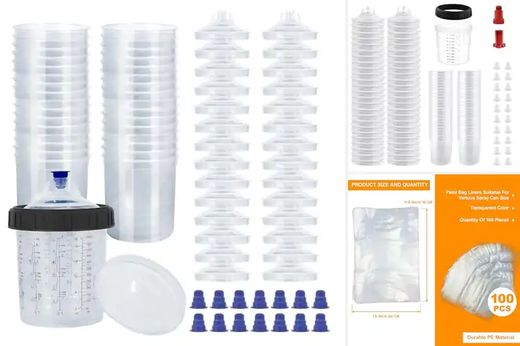 Detailed view of Best Spray Gun Liners for Smooth, Mess‑Free Painting