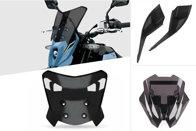 Detailed view of Best Stone-Blocking Windshield Extension