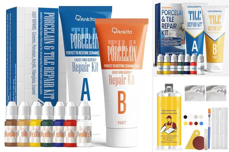 Detailed view of Best Tile Crack Repair Products: DIY Kits for Lasting Fixes
