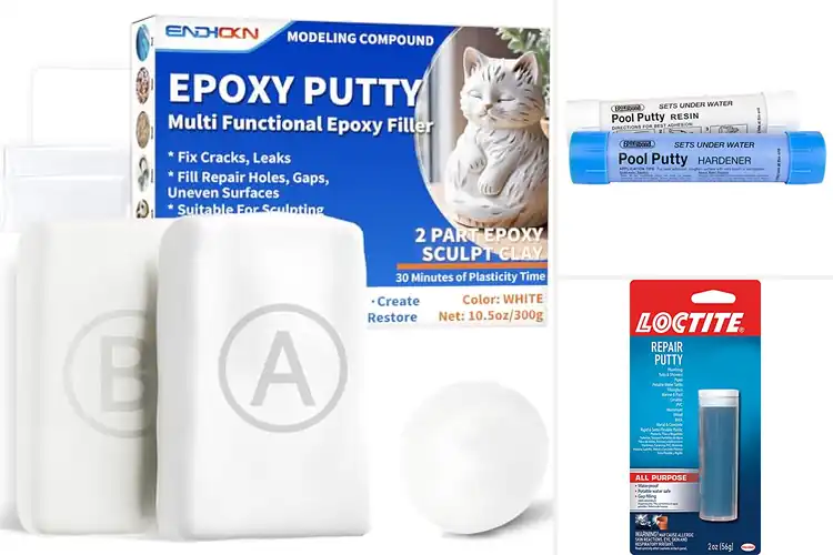 Detailed view of Best Tile Repair Epoxy Putties