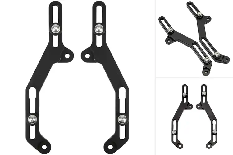 Detailed view of Best Transalp Windscreen Adjusters for a Quieter Ride