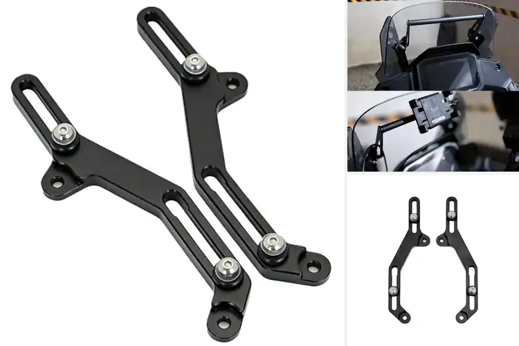 Detailed view of Best Windscreen Brackets for Transalp XL750