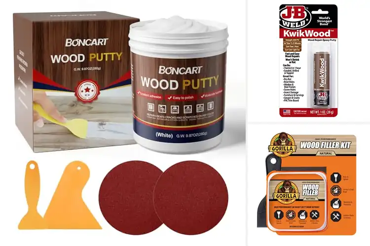 Detailed view of Best Wood Repair Putties: Fix Anything Fast