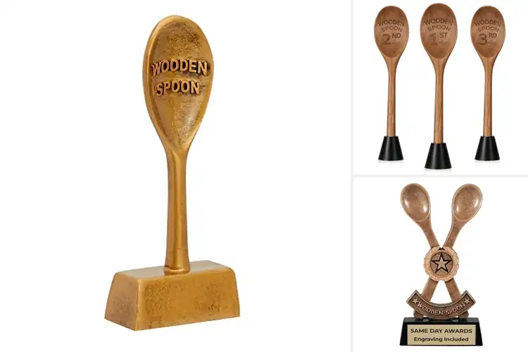Detailed view of Best Wooden Spoon Trophy: Top 10 Awards for Culinary Wins