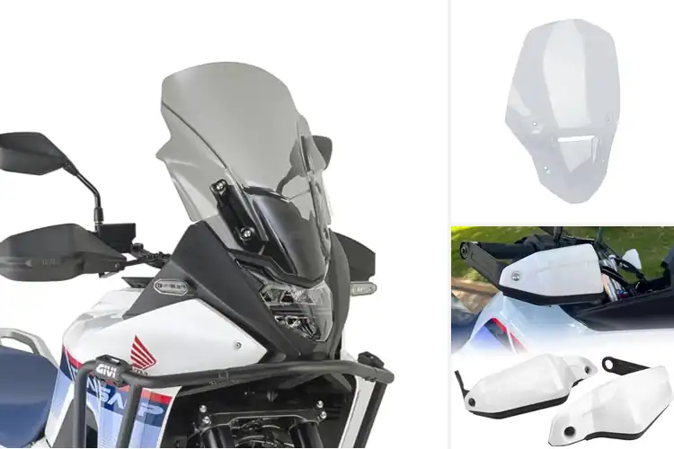 Detailed view of Best XL750 Windshield Upgrades